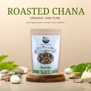 Organic Diet Organic Roasted Chana, 400 Gram