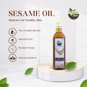Organic White Sesame(Til) Oil, 500 ml